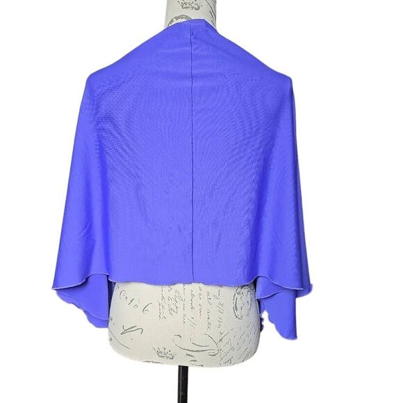Catalina Women's One Size Purple Shoulder Wrap Shawl - Picture 3 of 4